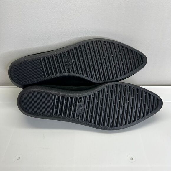 The Flexx Sartoris Shoes 9.5 Green Suede Leather Slip On Flats Pointed Toe - Picture 14 of 15